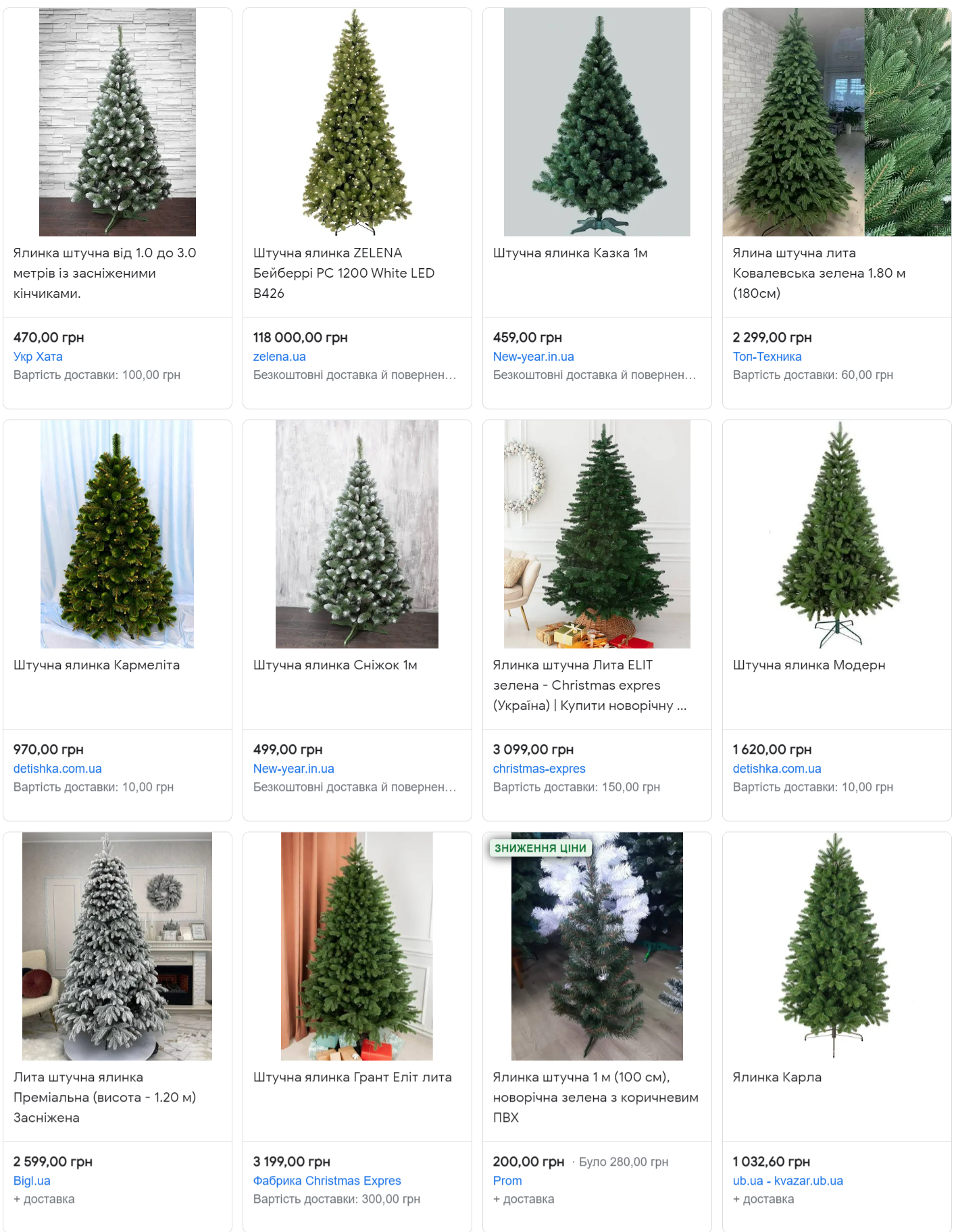 Сколько стоят елки в оккупированном Бердянске: цены с фото